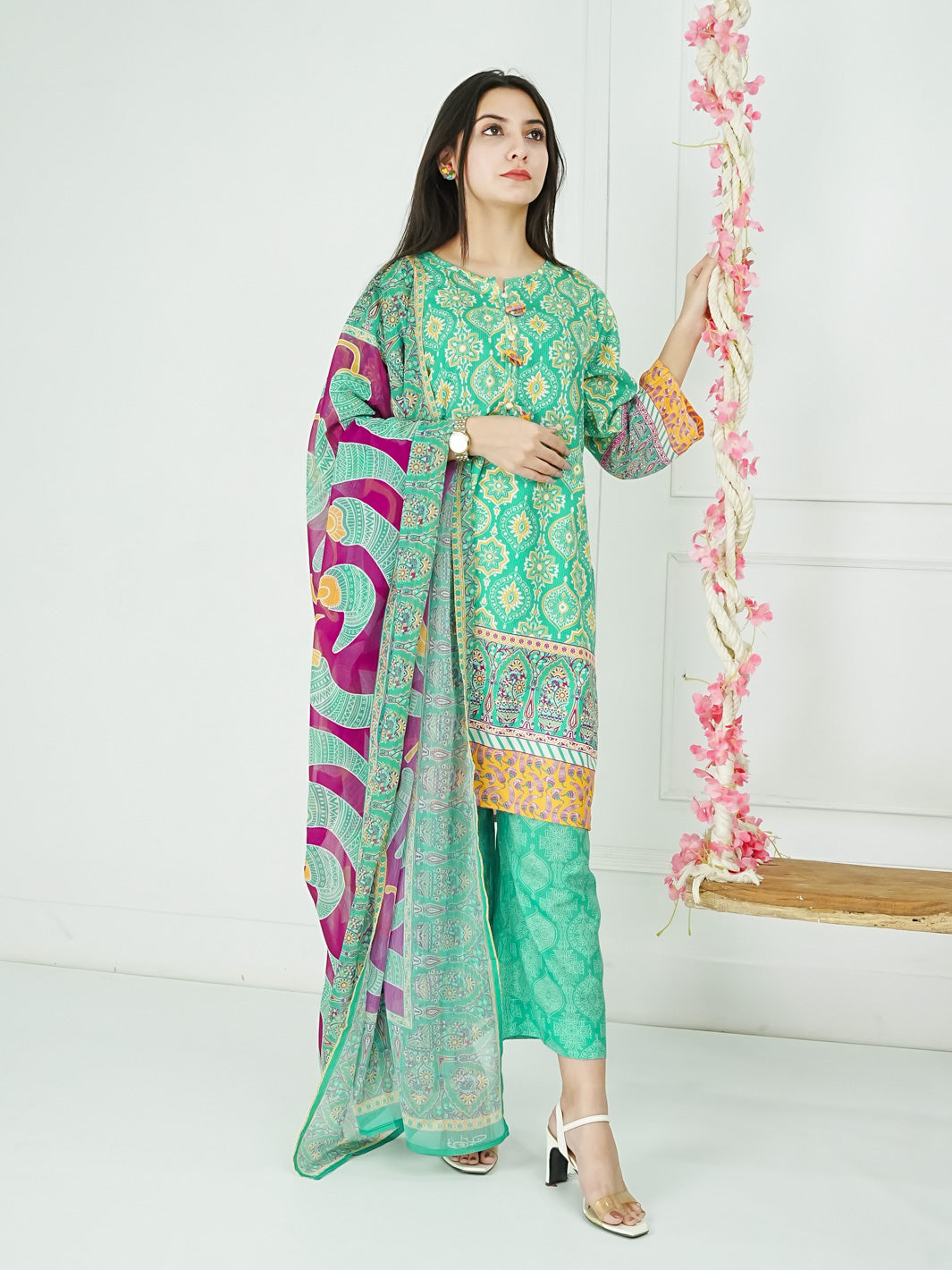 Kanwal 3 Pc Stitched