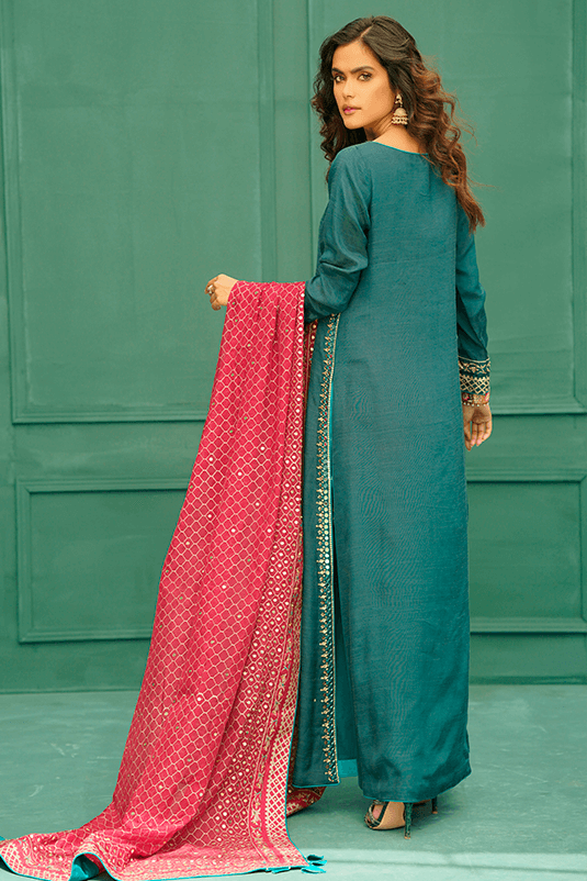 Zaaviay Stitched Eid Collection 2022  Meraki (Three Piece)