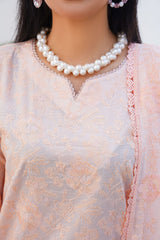 Threads & Weaves 3 PC - Embroidered Lawn Suit-L23209