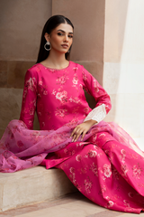 Esra Stitched 3 Piece Exclusive Silk Lawn Collection-OE-24-07