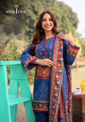 Asim Jofa Prints Unstitched Drop 1 Ajuub-10 Printed Lawn 3 Pcs