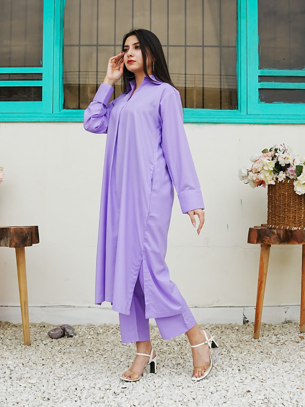 TNG Saya Co-Ord Set (Lilac) Collection'2024