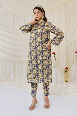 Meerak Stitched 2 Piece Summer Wine Drop 1 Collection'2026-MSL24-CO-08