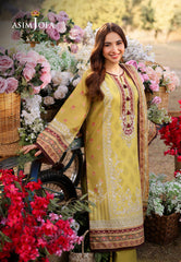 Asim Jofa Prints Unstitched Drop 1 Ajuub-02 Printed Lawn 3 Pcs