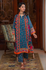 Tng By Md Stitched Collection-Urooj Stitched 3 Pc (Sea Green)