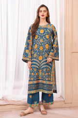 Midnight Baroque By Meerak Stitched 2 Piece Summer Suit-WILLOW