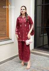 Asim Jofa Stitched 2 Piece Emb Summer Pret Suit-AJLPE-02