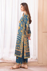 Midnight Baroque By Meerak Stitched 2 Piece Summer Suit-WILLOW