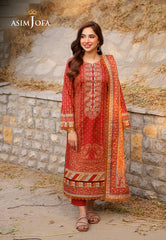 Asim Jofa Designers Limited Edition Pret Ajuub-20 Printed Lawn Stitched 3 Pcs