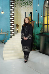 Urban Cut 2 Piece Cotton Embroidred Suit