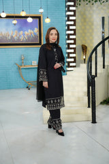 Urban Cut 2 Piece Cotton Embroidred Suit