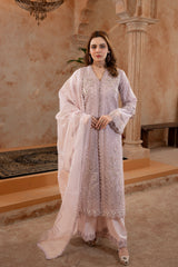 Shehr R Husn By Manahils Stitched 3 Piece-181-LILAC