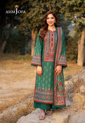 Asim Jofa Prints Unstitched Drop 1 Ajuub-11 Printed Lawn 3 Pcs