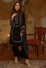 Bagh-E-Makhmal 2 By Zaaviay Stitched Velvet Imane (Three Piece)