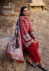 Asim Jofa Prints Unstitched Drop 1 Ajuub-01 Printed Lawn 3 Pcs