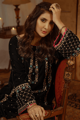 Bagh-E-Makhmal 2 By Zaaviay Stitched Velvet Imane (Three Piece)
