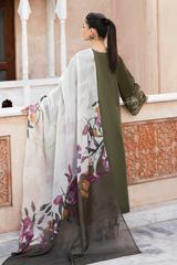 Mizaj By Esra Stitched 3 Piece Luxury Lawn Collection-LX-24-10