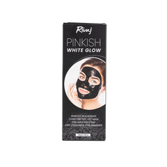 Rivaj-Pinkish White Glow Charcoal Black Peel Off Mask 100ml