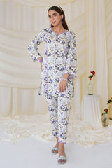 Meerak Stitched 2 Piece Summer Wine Drop 1 Collection'2026-MSL24-CO-07