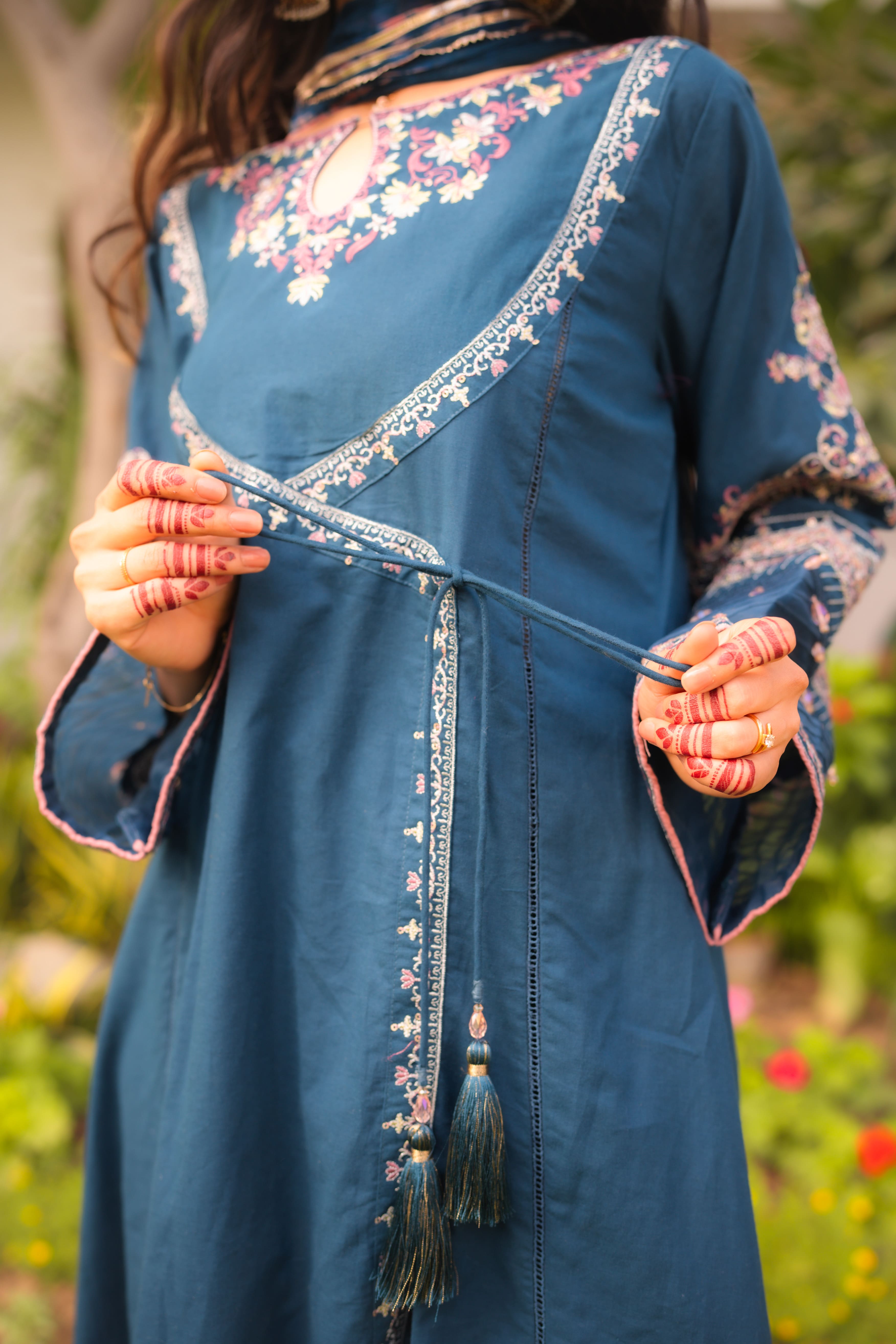 Omal By Komal Stitched 3 Piece Summer Collection'2025-Warsha - 3pc
