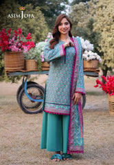 Asim Jofa Prints Unstitched Drop 1 Ajuub-17 Printed Lawn 3 Pcs
