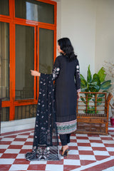 Threads & Weaves 3 PC KARANDI Embroidered Dress-KR24102