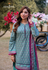 Asim Jofa Prints Unstitched Drop 1 Ajuub-17 Printed Lawn 3 Pcs