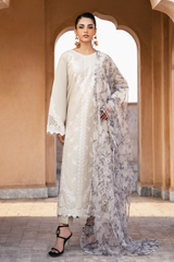 Mizaj By Esra Stitched 3 Piece Luxury Lawn Collection-LX-24-11