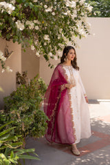 Omal By Komal Stitched 3 Piece Summer Collection'2025-CHANDNI (Frock & Dupatta)