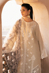 Mizaj By Esra Stitched 3 Piece Luxury Lawn Collection-LX-24-11