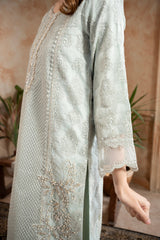 Shehr R Husn By Manahils Stitched 3 Piece-182-PASTEL GREEN