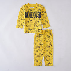Kjunction Boys Printed Full Sleeve Suit (Game-Over)