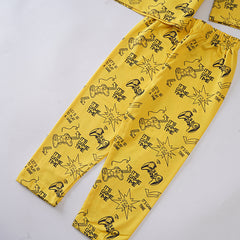 Kjunction Boys Printed Full Sleeve Suit (Game-Over)