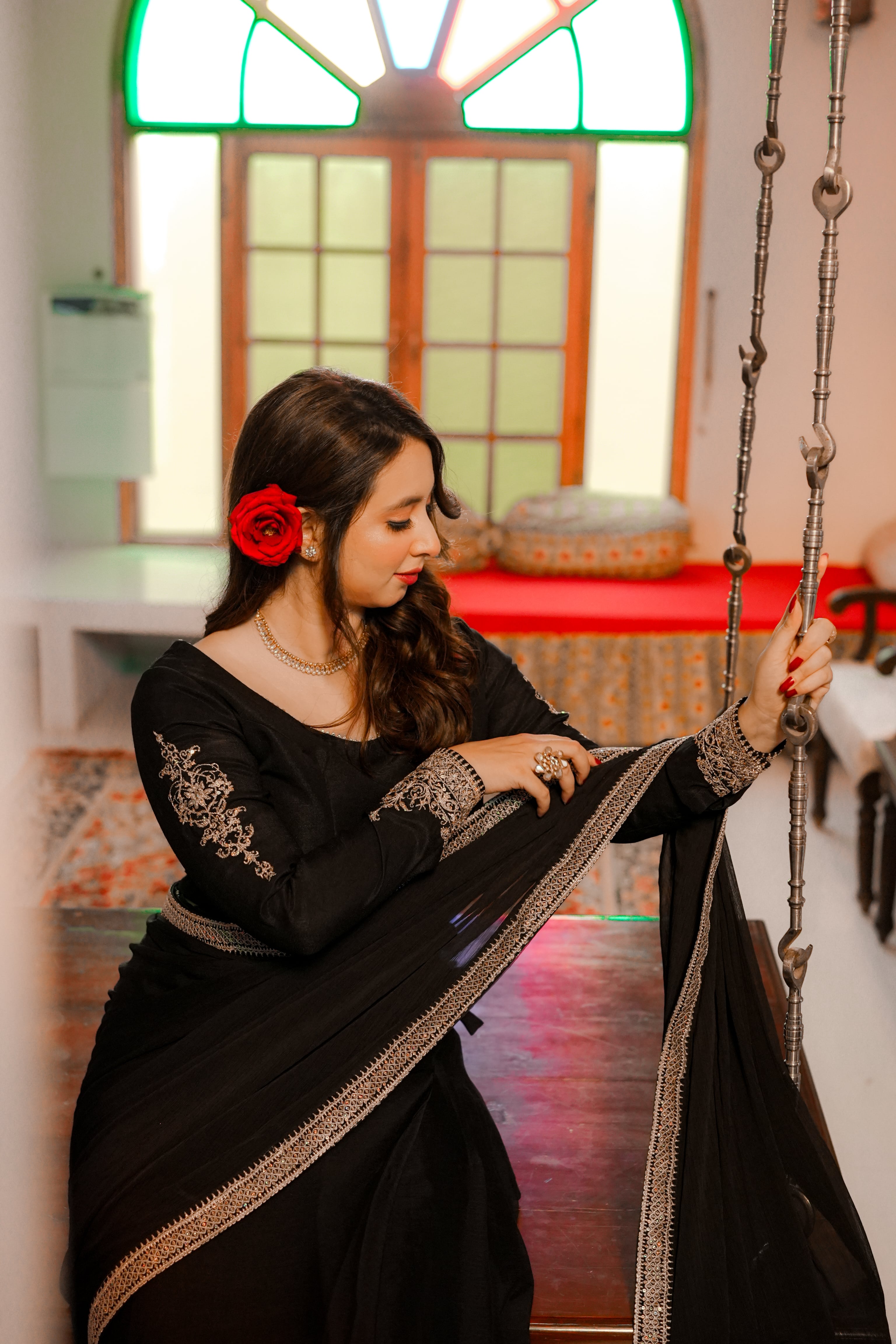 Omal By Komal Stitched 3 Piece Formals Collection'2025-SAAYA