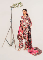 Meerak Stitched 3 Piece Blended Silk Suit-Ravleenah
