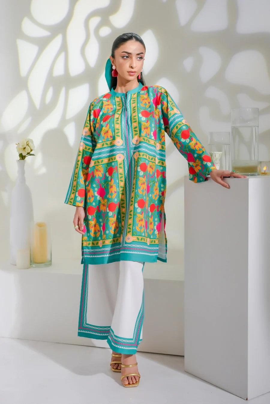 Dhaga Stitched 2 Piece Crepe Collection'2025-Charlotte