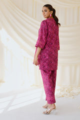 Meerak Stitched 2 Piece Summer Wine Drop 1 Collection'2026-MSL24-CO-05