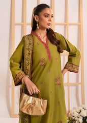 Meerak Stitched 3 Piece Emb Solid Summer Suit-Nayla