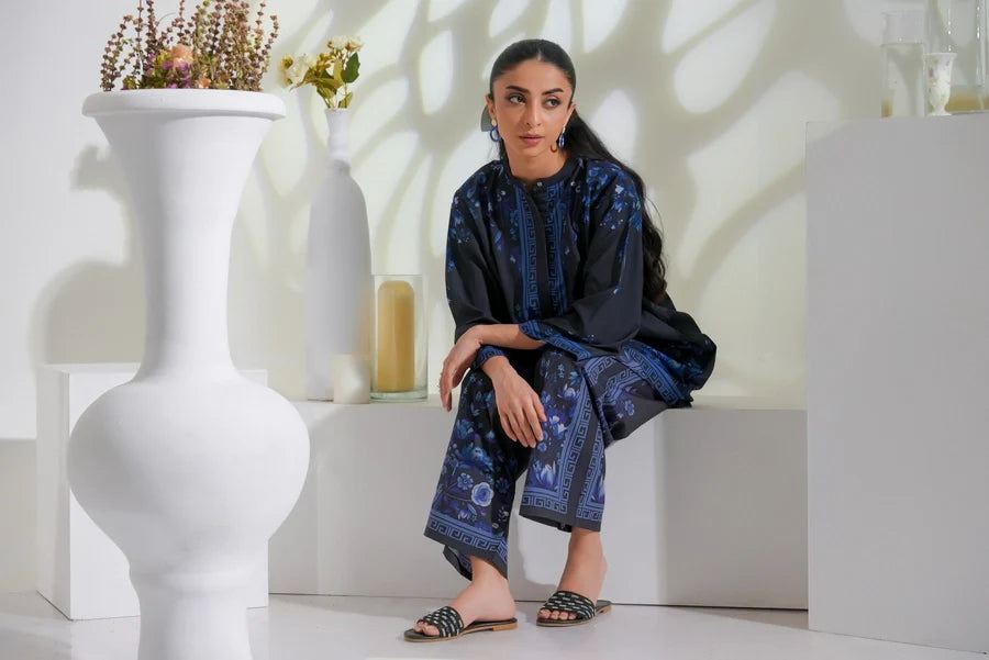 Dhaga Stitched 2 Piece Crepe Collection'2025-Eudora