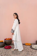 Khayat Stitched 2 Piece Lawn Kids Collection'2025-White