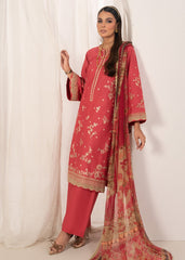 Meerak Stitched 3 Piece Emb Solid Summer Suit-Reem
