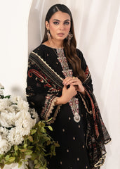 Meerak Stitched 3 Piece Emb Solid Summer Suit-Ayzel