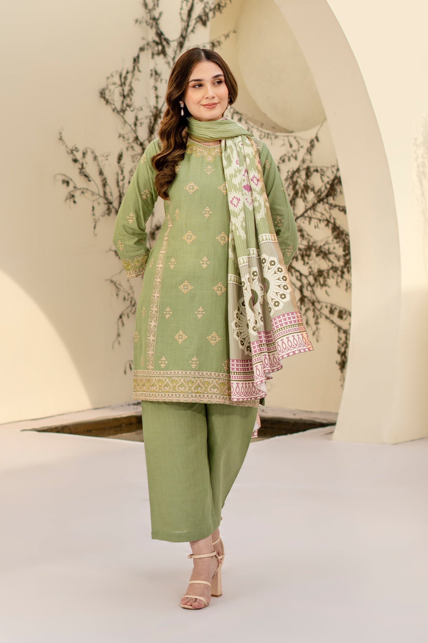 Winter Basics by Panache Apparel Stitched Collection-Pear