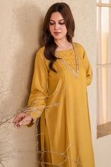 Aayra Stitched Winter Collection'2025-DL002WP1-SML-GLD