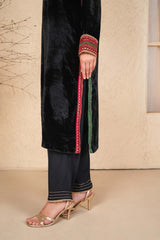 Aayra Stitched Winter Collection'2025-AY600- Velvet 3Pc