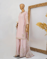 Saira Sultana Stitched Wedding Formals Suit-Haya-Peach