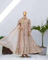 Saira Sultana Stitched Wedding Formals Suit-Mahira-Peach