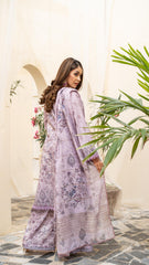 Dressline Launching New Unstitched  3 Pcs Premium Chikankari Emb Digital Printed Lawn Collection