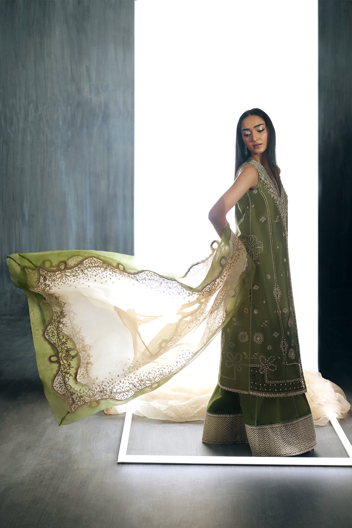 Silk Pret A Porter By Nyra Unstitched 3 Piece Festive Collection'2025-Bella