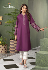 Asim Jofa Outfit Of The Day Ajod-12 Embroidered Swiss Lawn 1 Pc